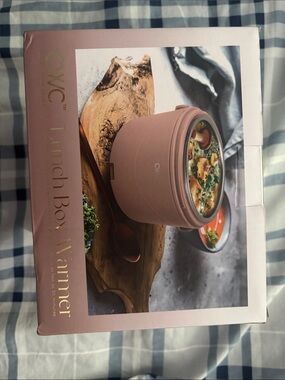 Pink Lunch Box Warmer - Portable Food Heater UNOPENED